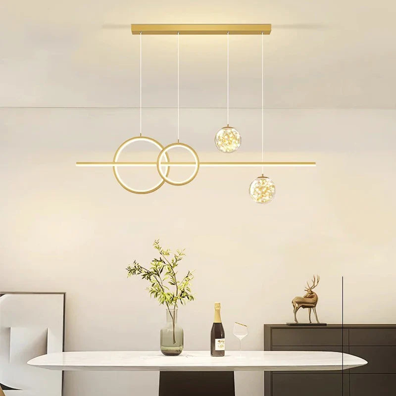 Afralia™ Modern Home Pendant Lights Indoor Chandelier Ceiling Lamp Hanging Light