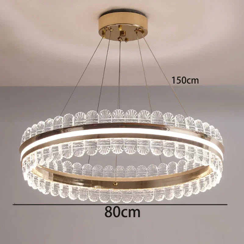 Afralia™ Modern LED Pendant Chandeliers for Living and Dining Room Lighting