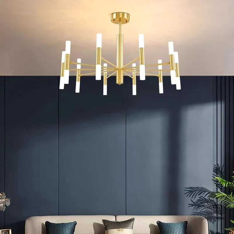 Afralia™ Starry LED Ceiling Chandelier for Living, Bedroom, Dining Room - Luxury Lighting Fixtures