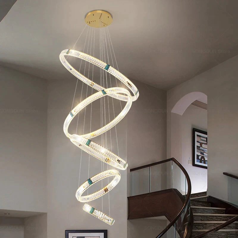 Afralia™ Crystal Chandelier: Elegant Post-Modern Lighting for Living Room & Restaurant