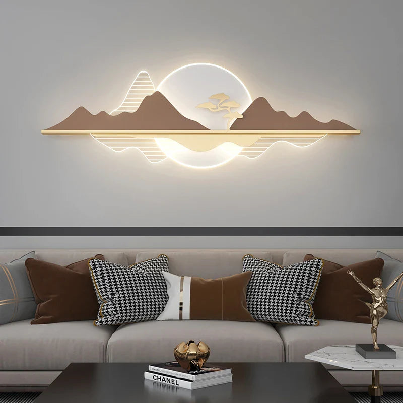 Afralia™ Modern Minimalist Sofa Wall Lamp for Nordic Living Room and Bedroom