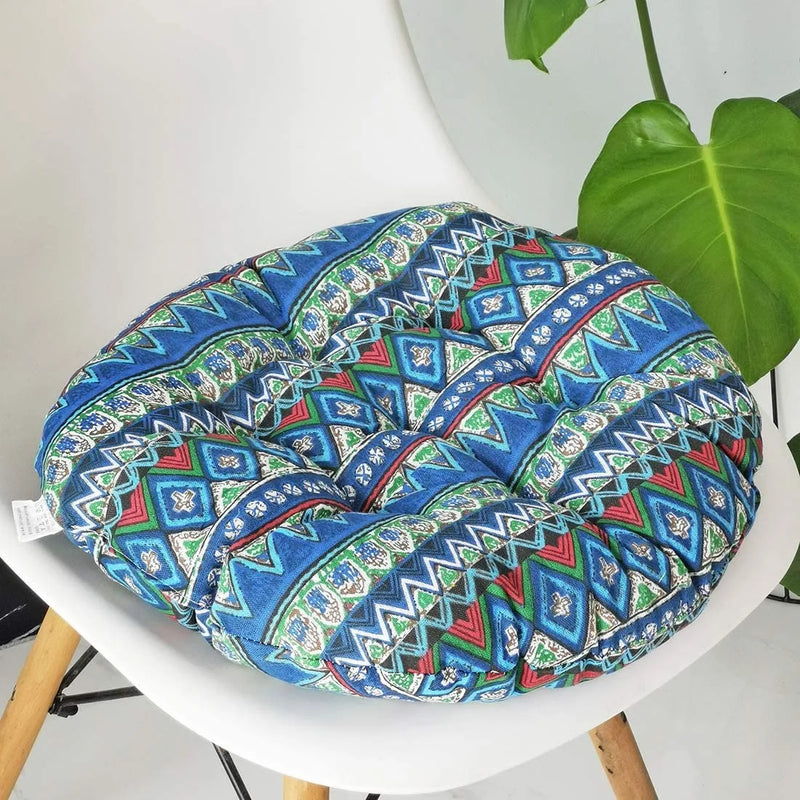 Afralia™ Bohemian Mandala Meditation Cushion Pouf for Living Room, Kids & Adults