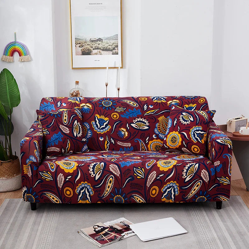 Afralia™ Stretch Sofa Cover Print Slipcover Couch Protector Case for Seater