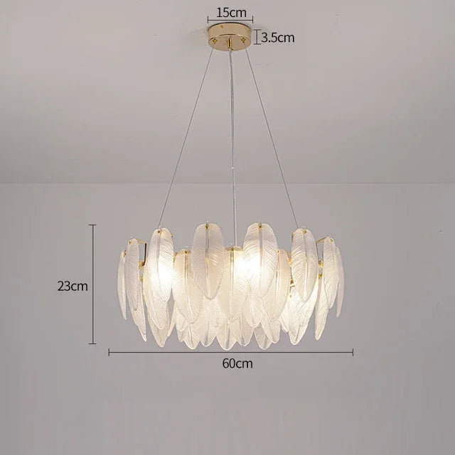 Afralia™ Crystal Feather Chandelier: Luxury Pendant for Home Decor & Designer Ceiling Fixture