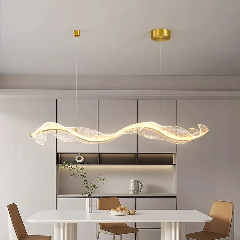 Afralia™ Modern Dine Room Pendant Light Indoor LED Chandelier