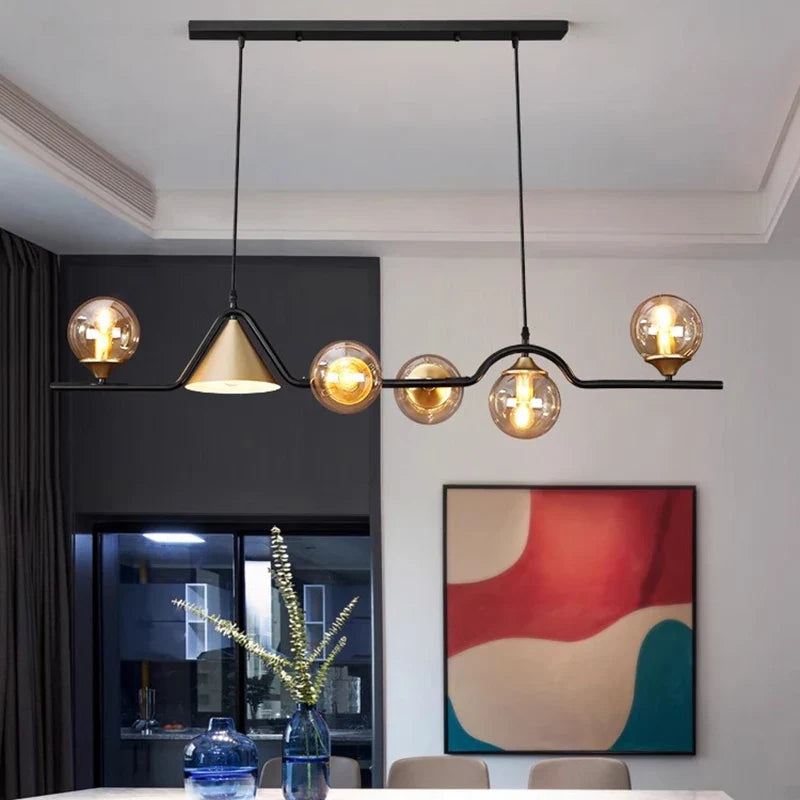 Afralia™ Nordic Dining Room Pendant Light Chandelier for Living Room