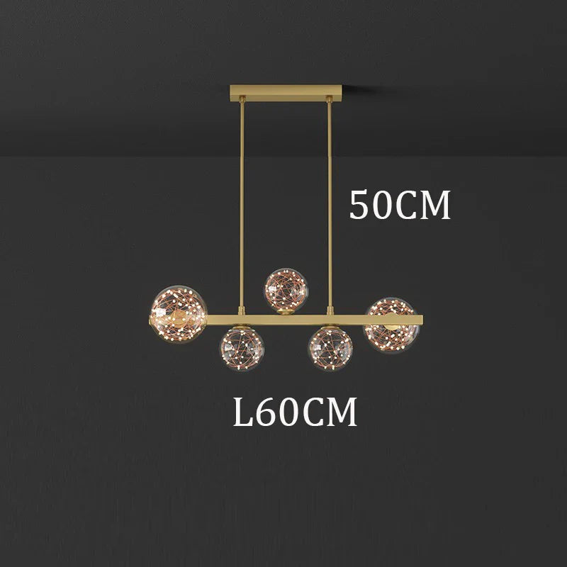 Nordic Star LED Chandelier - Afralia™ Creative Modern Lighting Solution