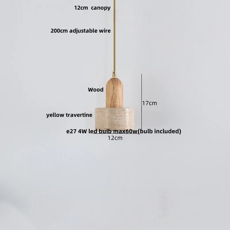 Afralia™ Copper Yellow LED Pendant Light Fixture for Dining Room and Kitchen