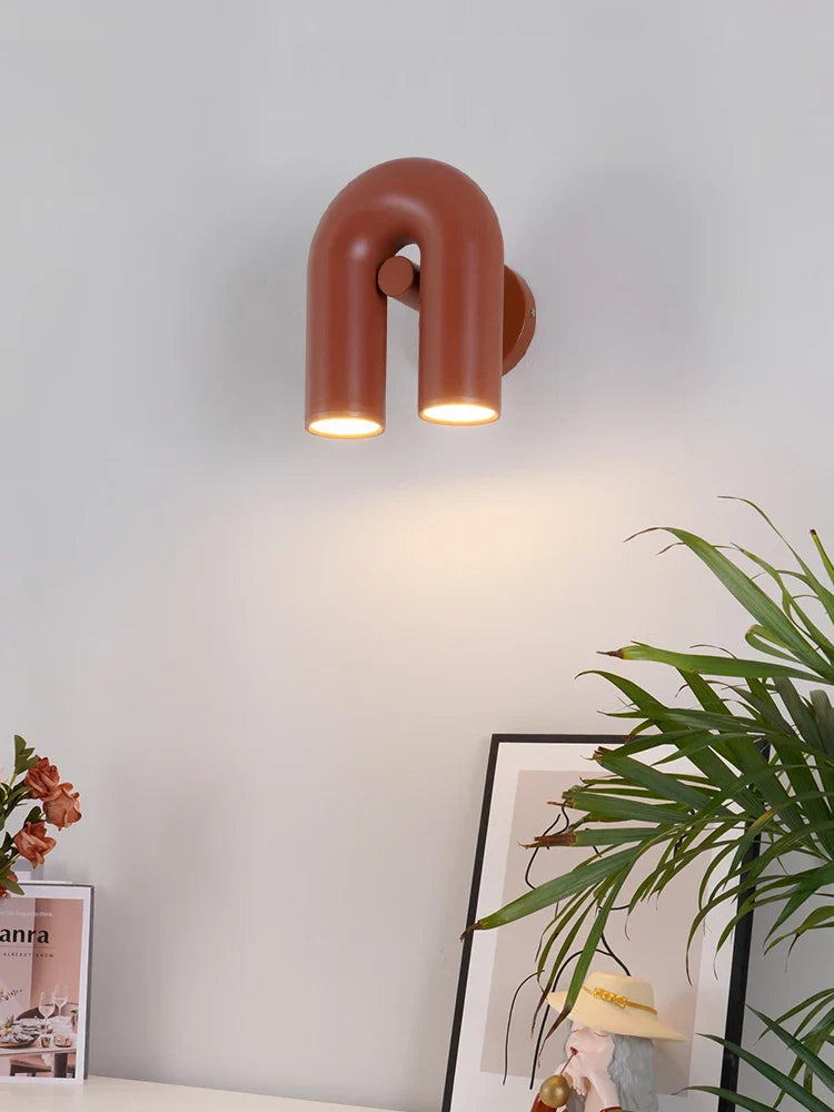 Afralia™ LED U-shaped Wall Lamp for Stylish Home Lighting