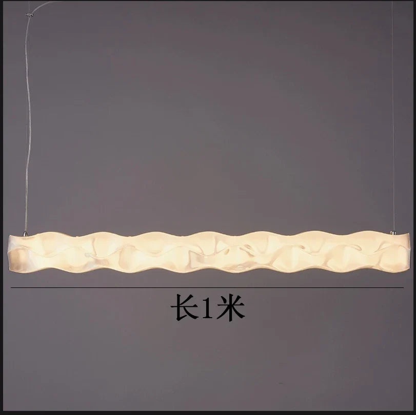 Afralia™ Nordic Water Ripple Chandelier for Interior Lighting & Decoration.