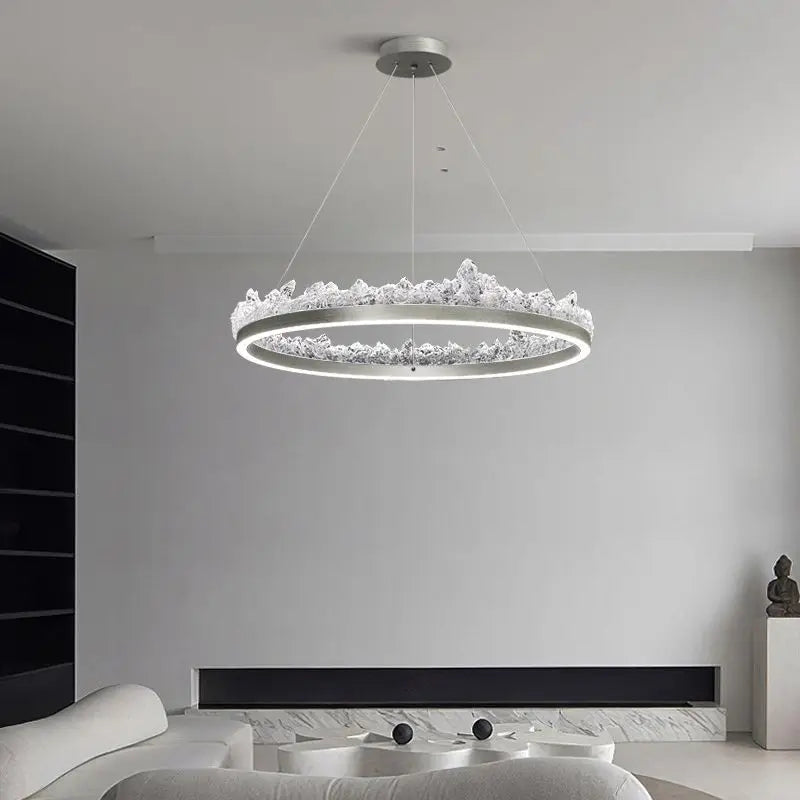 Afralia™ Iceberg Open Kitchen Pendant Light - Terrace Dining Table Bar Island Design