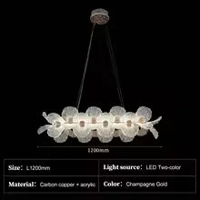 Afralia™ Acrylic Petal LED Pendant Light for Dining Room - Luxury Home Decor