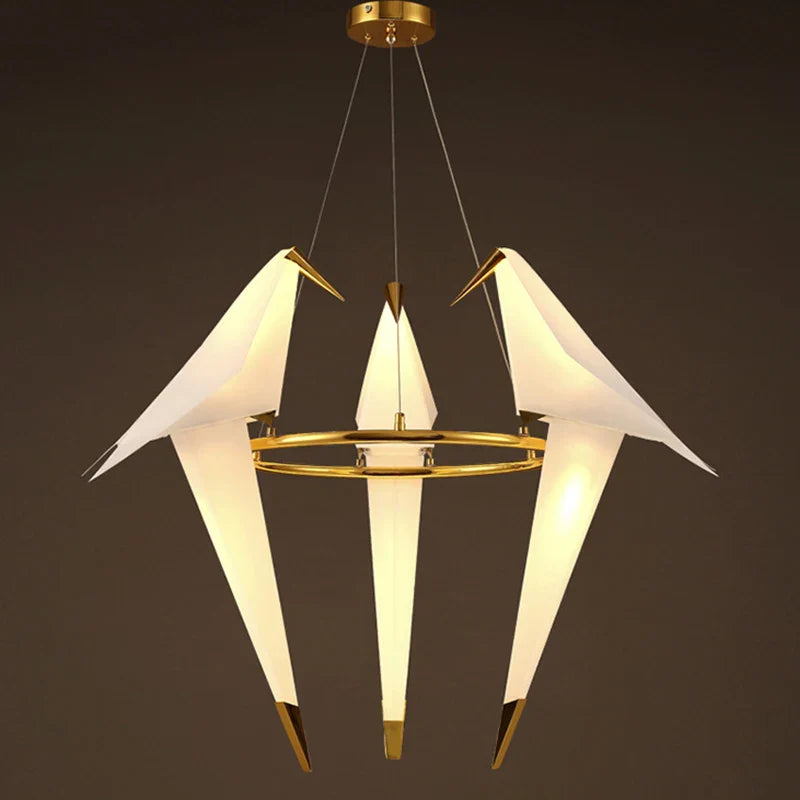 Afralia™ Modern Bird LED Pendant Chandelier for Home Living Room Bedroom Lighting