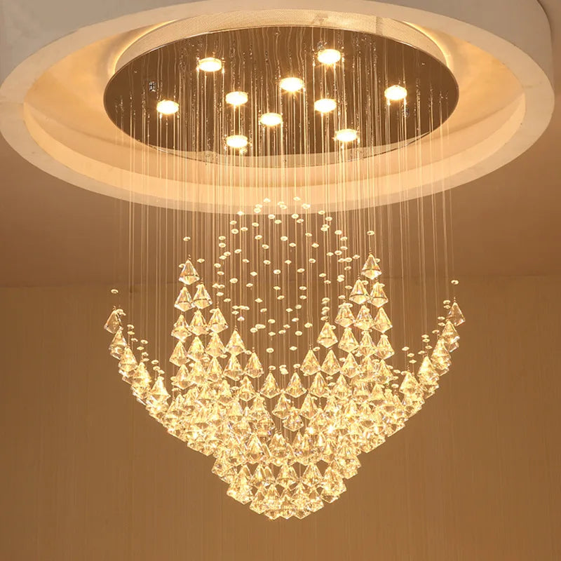 Afralia™ Crystal Chandelier for Living Room, Bedroom, Dining Room, Staircase