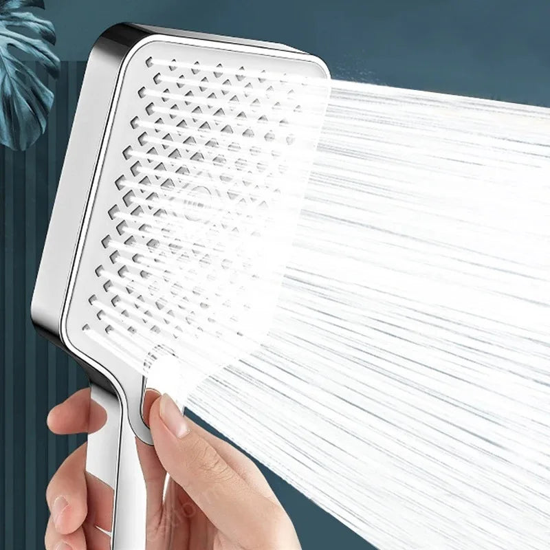 Afralia™ Large Flow 3-Speed Rain Shower Head for High Pressure Bathroom Experience