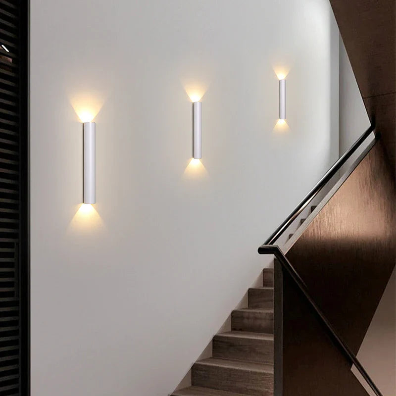 Afralia™ LED Wall Lamp: Lone Line Up and Down Light for TV Background or Bedroom