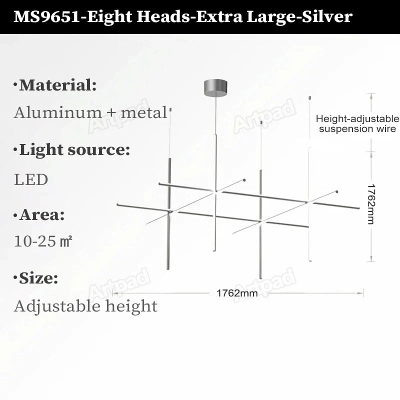 Afralia™ Post-Modern Gold LED Chandelier, Elegant Lighting for Living Room, Kitchen, Bar