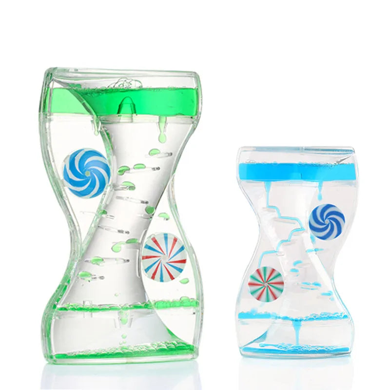 Afralia™ Liquid Motion Sand Timer Stress Toy for Children, Living Room Decor