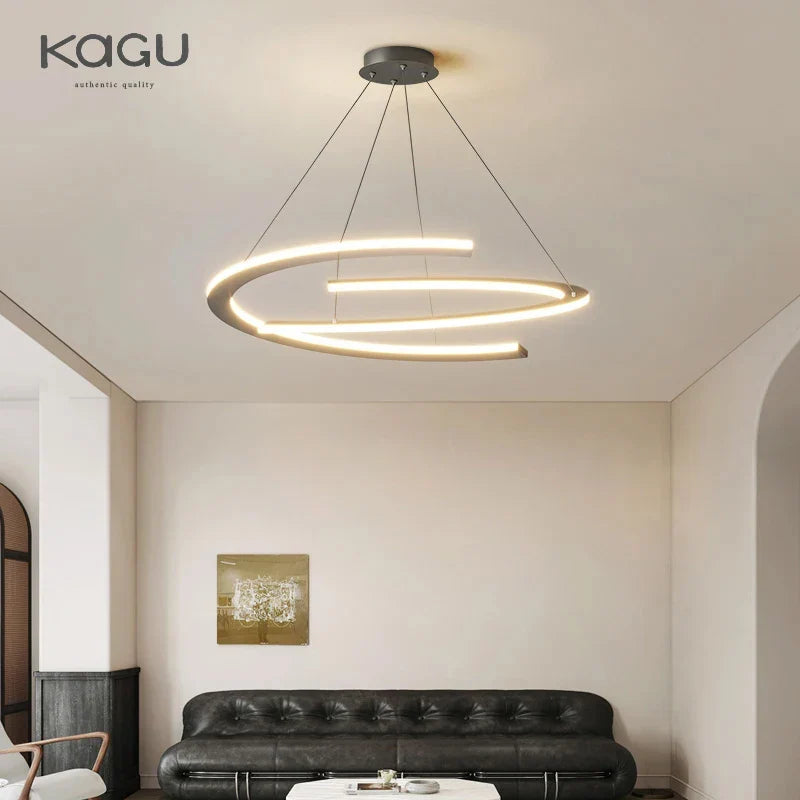 Afralia™ Modern Luxury Chandelier: Minimalist Nordic Living Room Pendant Lamp