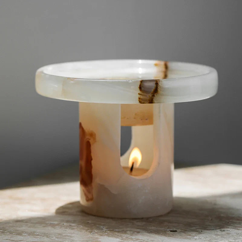 Afralia™ Marble Stone Aromatherapy Diffuser & Oil Melt Burner
