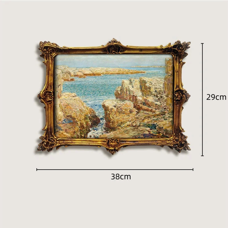 Afralia™ French Vintage Cupid Decorative Painting Set for Living Room Wall Decor