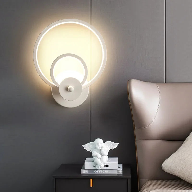 Afralia™ Nordic LED Wall Light - Modern Style Sconce for Bedroom and Living Room