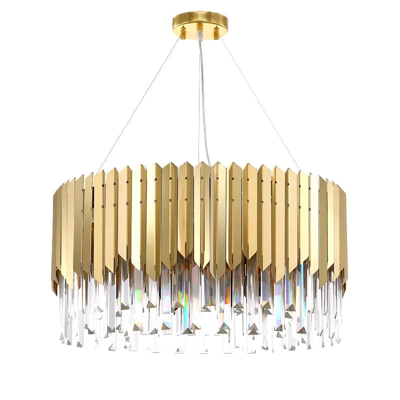 Afralia™ Nordic Modern Crystal Ceiling Chandelier LED Lights for Luxury Home Decor