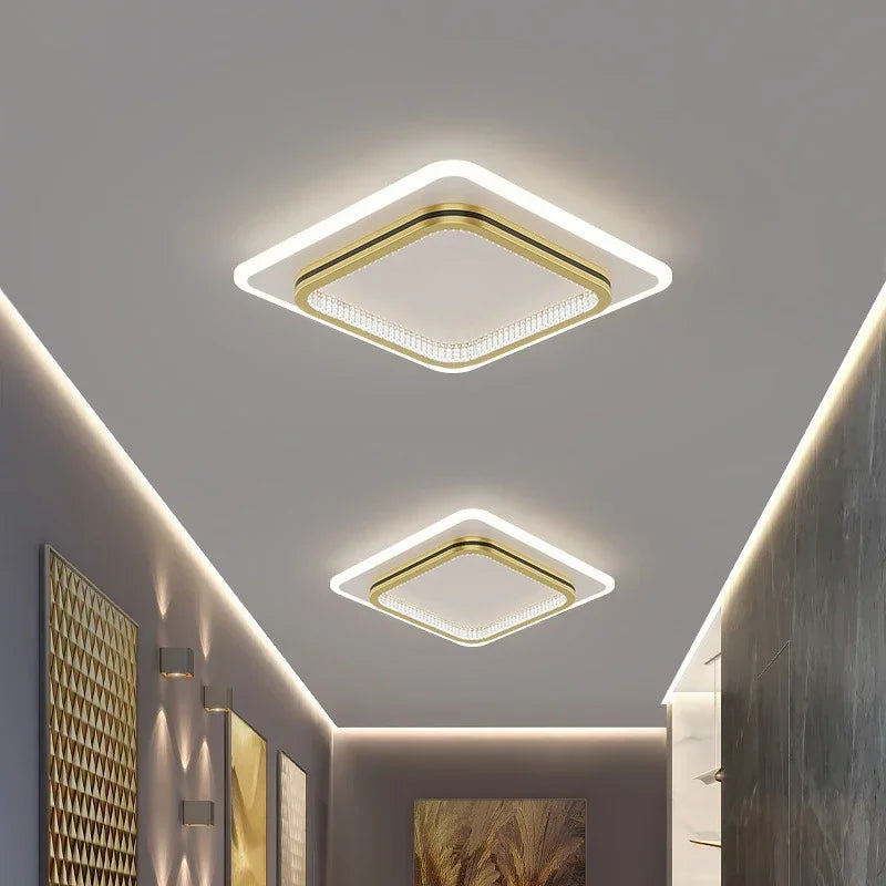 Afralia™ Luxury LED Ceiling Lamp for Elegant Living Spaces