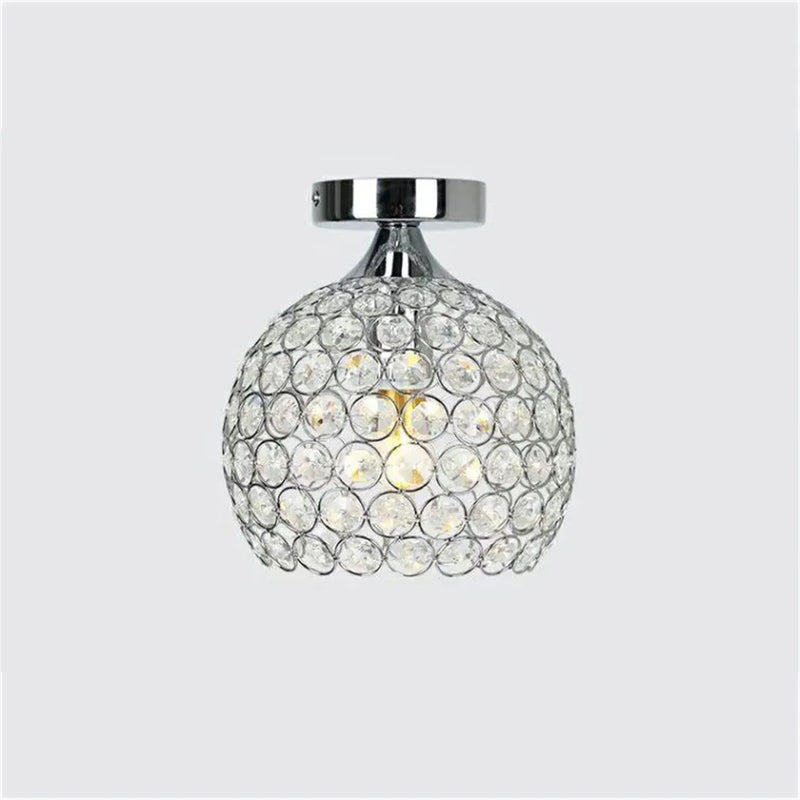 Afralia™ Crystal Diamond Ceiling Light for Home Decoration Fixture