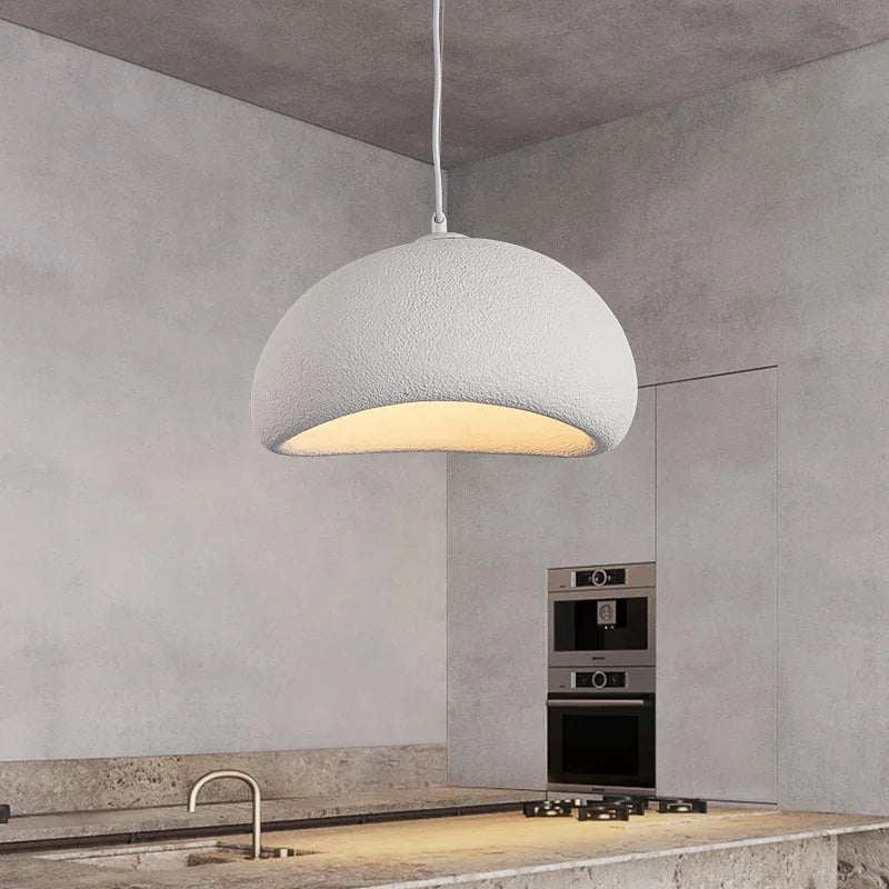 Afralia™ Wabi Sabi Ceiling Chandelier LED Pendant Lamp for Living Dining Room