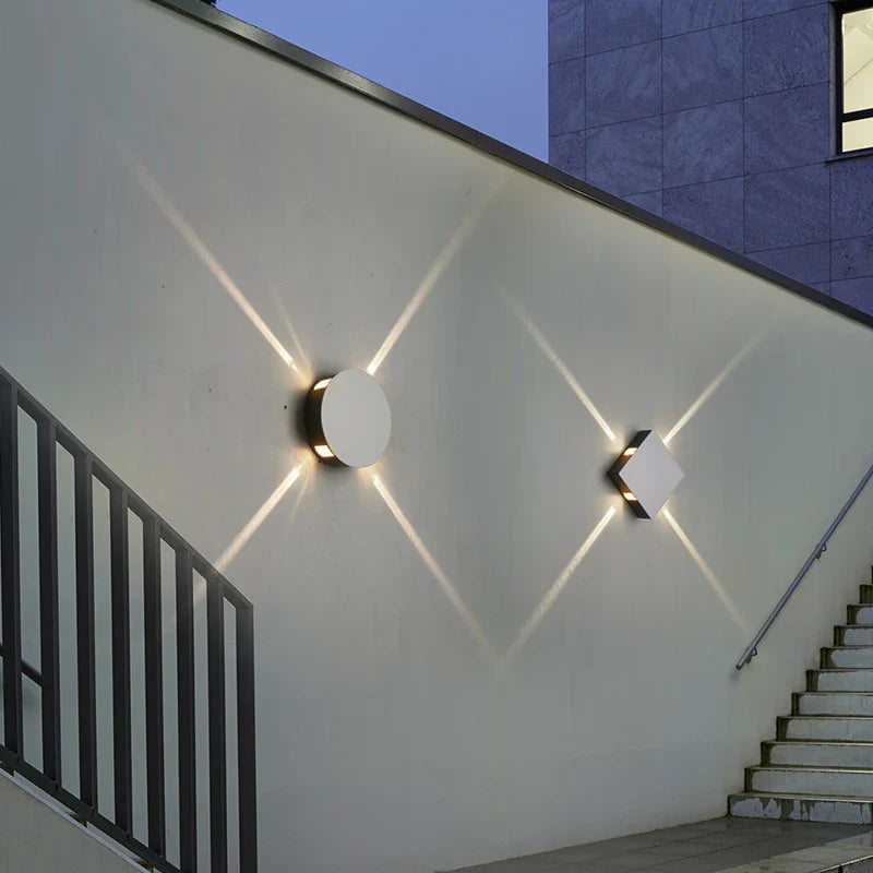 Afralia™ LED Starlight Wall Lamp for Garden Yard, KTV, Club, Corridor, Bar, and Home