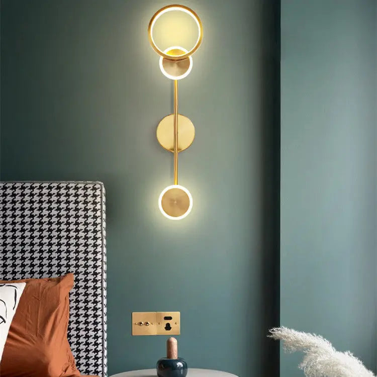 Afralia™ Minimalist Wall Lamp Bedroom Bedside Nordic Living Room Hotel Modern Light Aisle Indoor Lighting