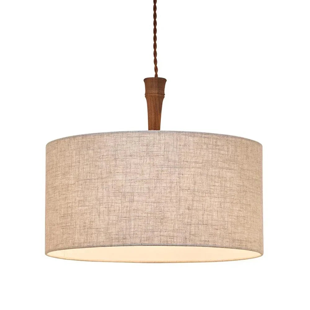 Afralia™ Walnut Chandelier: Stylish Lighting for Dining, Bedroom, Living Room