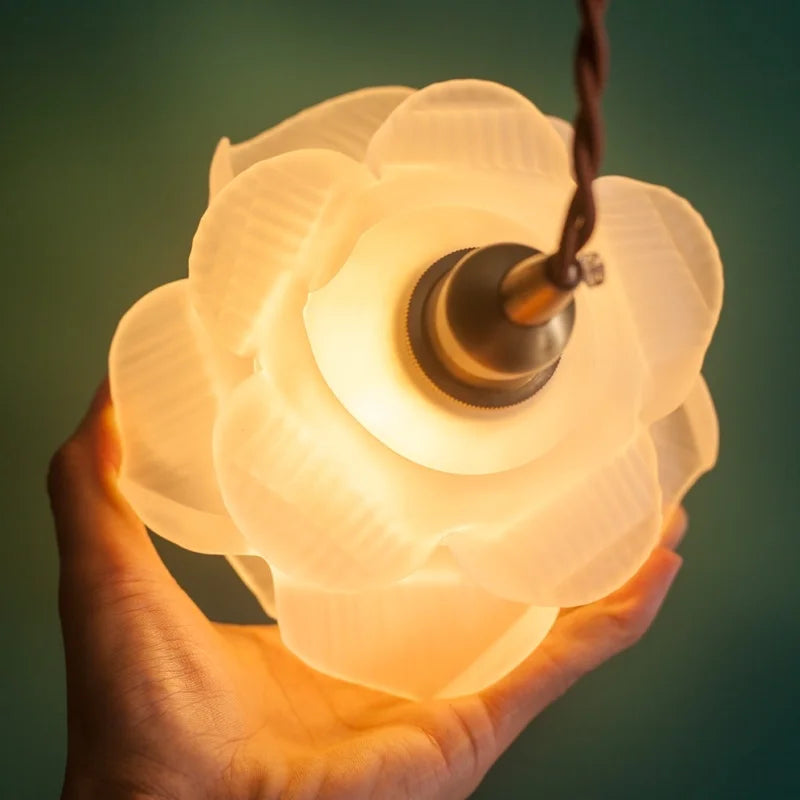Afralia™ Frosted White Glass LED Pendant Lamp: Nordic Minimalism for Living Room & Cafe