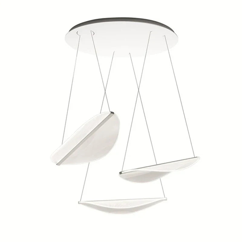 Afralia™ Petal Pendant Lamp: Minimalist Acrylic Flower Shade Light for Living Room