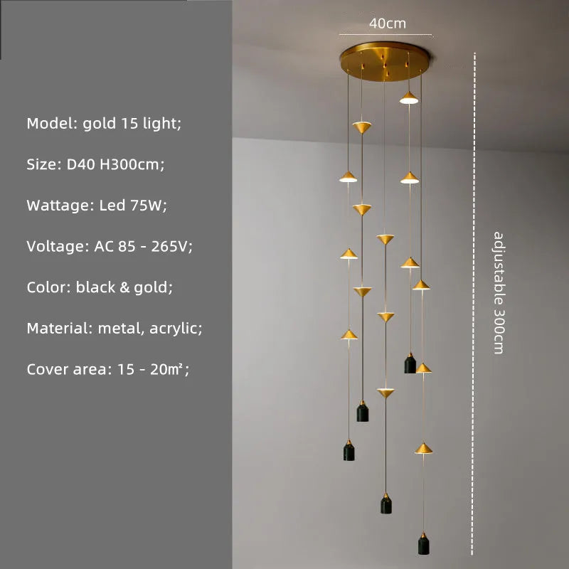 Afralia™ Nordic Marble Floor Lamp Adjustable Metal LED Light