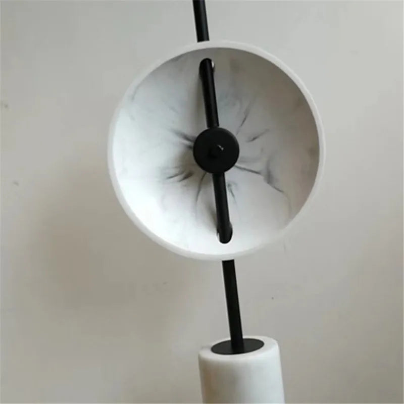 Afralia™ Mito Floor Lamp - White Marble Minimalist Design for Living Room Bedroom Hotel decor