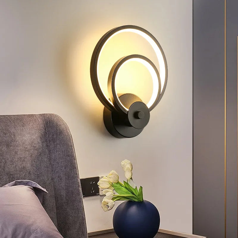 Afralia™ Nordic LED Wall Light - Modern Style Sconce for Bedroom and Living Room