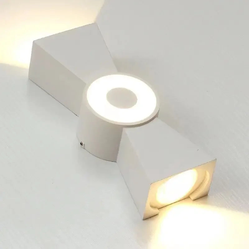 Afralia™ Outdoor Waterproof LED Wall Lamp for Courtyard, Entrance & Front Door