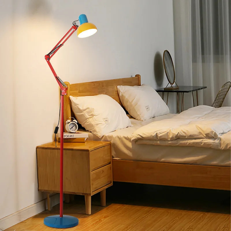 Afralia™ Long Arm Telescopic Floor Lamp - Grow Floor Lamp for Home Decor