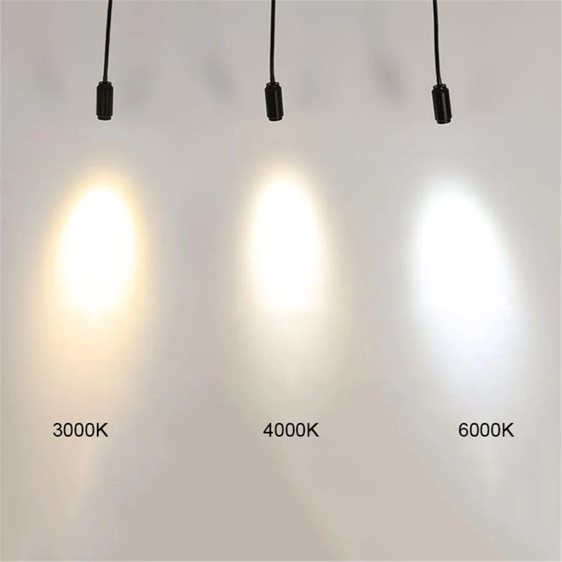 Afralia™ Adjustable Beam LED Track Light for Home, Store, Shop, Mall Lighting