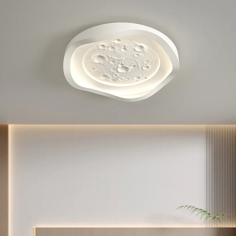 Afralia™ Round LED Ceiling Lamp - Simple Modern Nordic Minimalism for Living Room and Bedroom