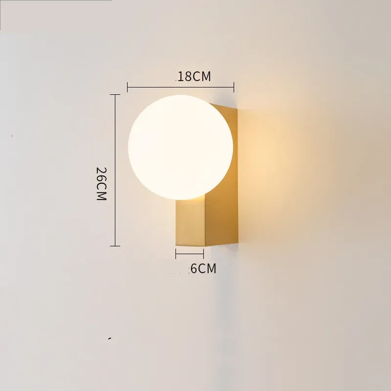 Afralia™ Nordic Italian Copper Wall Lamp for Stylish Modern Interiors