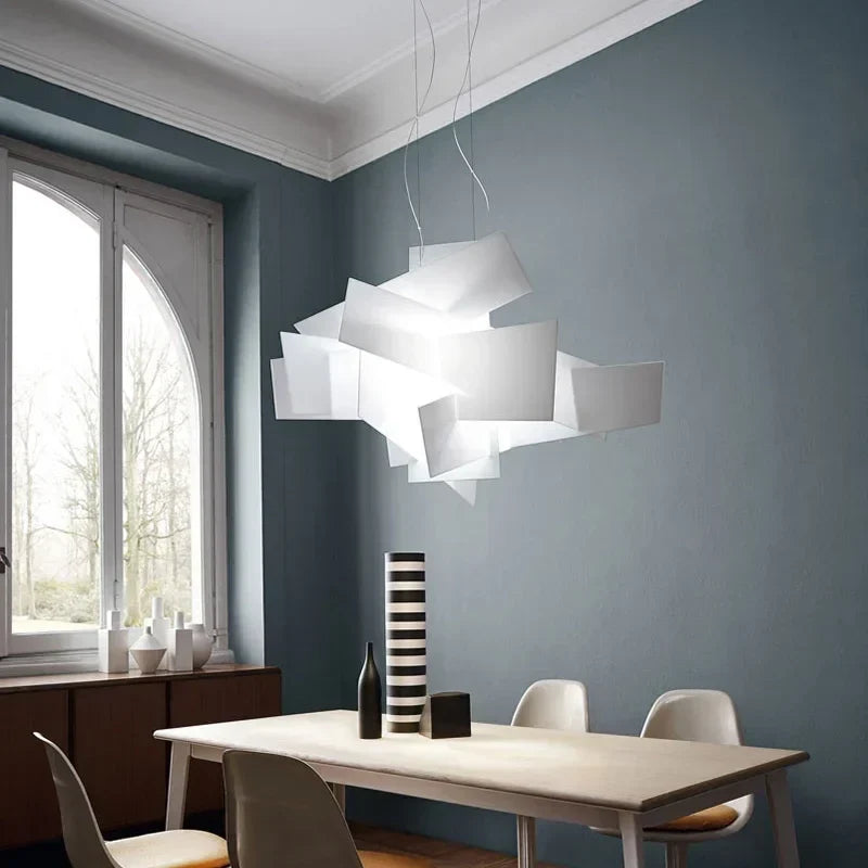 Afralia™ Big Bang LED Suspension Pendant Lamp Uniqamu