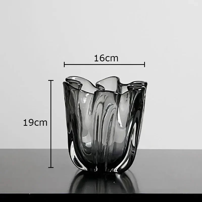 Afralia™ Glass Vase Hydroponics Desk Decoration Floral Arrangement Room Decor