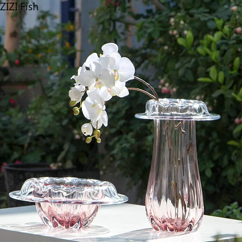 Afralia™ Glass Vase Hydroponics Table Decoration Flowers Arrangement Room Decor