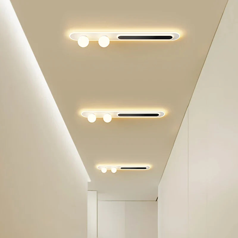 Afralia™ Nordic Simple LED Aisle Ceiling Lights Indoor Lighting Fixtures