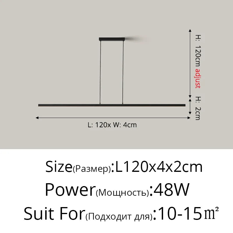 Afralia™ Modern LED Cord Pendant Chandelier for Dining Room.