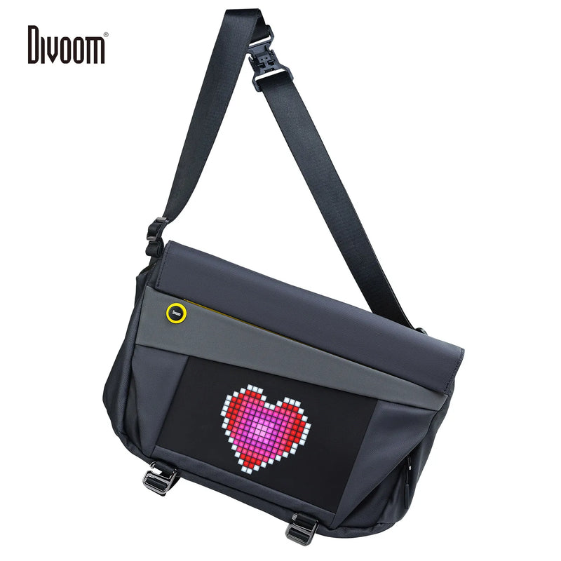 Afralia™ Pixel Art Speaker Bag: Customizable Messenger Bag, Waterproof, Fashion Design