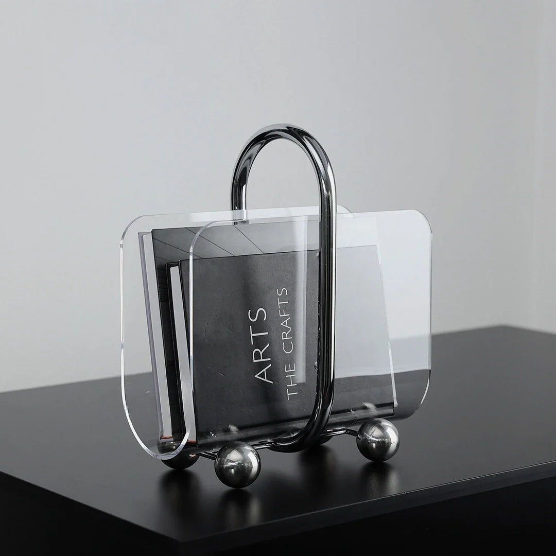 Afralia™ Desktop Bookshelf Organizer for Home Office Decoration